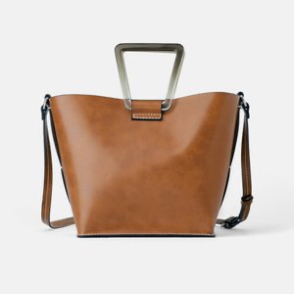 Zara small bucket bag